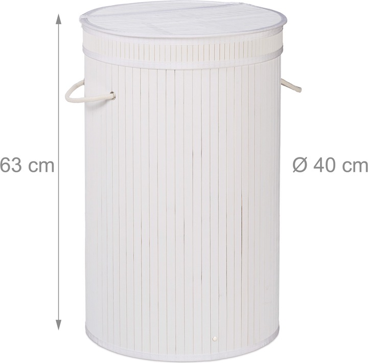 Immagine prodotto Relaxdays Cesto portabiancheria (65 l)