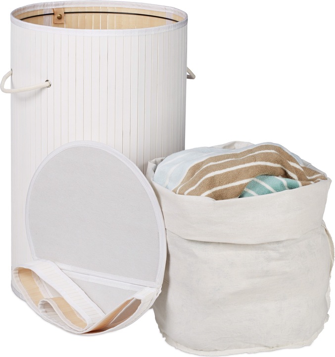 Immagine prodotto Relaxdays Cesto portabiancheria (65 l)