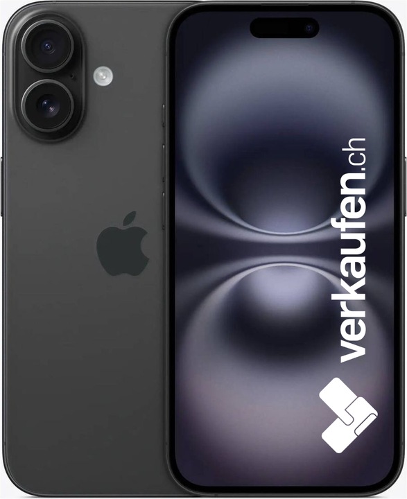 Produktbild verkaufen.ch iPhone 16 (128 GB, Black, 6.10", 48 Mpx, SIM + eSIM, A / Wie neu)