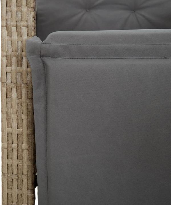 Produktbild vidaXL Gartensessel mit Fussteil 2 Stk. Verstellbar