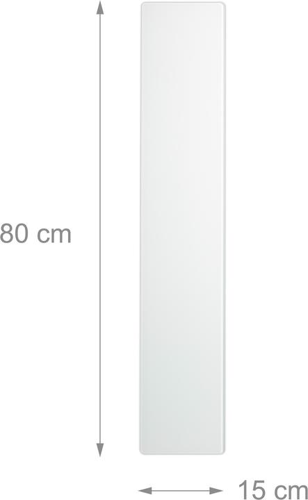 Immagine prodotto Relaxdays Glas-Magnetboard (80 x 0,4 x 15 cm)