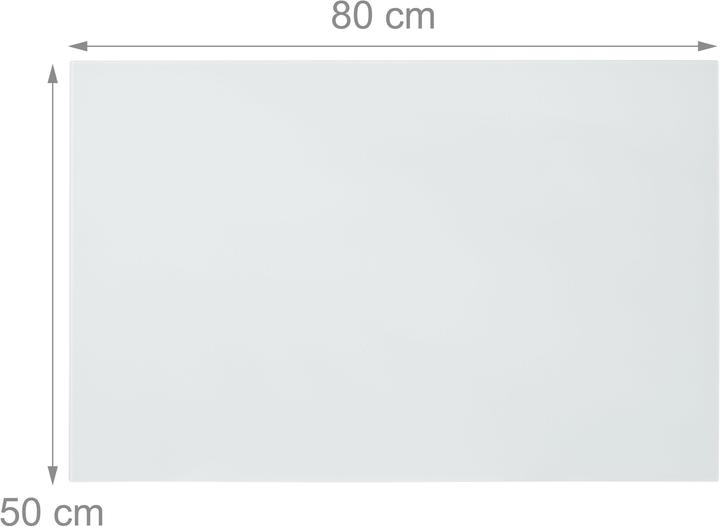 Immagine prodotto Relaxdays Glas-Magnetboard (80 x 0,4 x 50 cm)