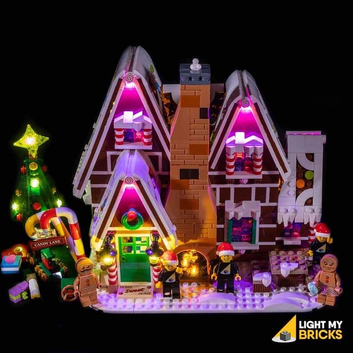 Image du produit Light my bricks Set de lumière LED pour maison en pain d'épices LEGO