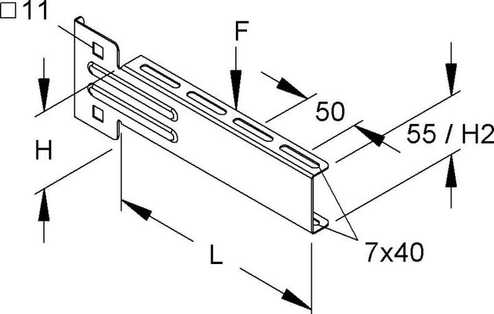 Immagine prodotto Niedax Cantilever (15.50 cm)
