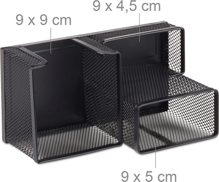 Actual product image Relaxdays Desk Organizer with Note Box
