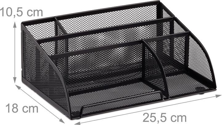 Image du produit Relaxdays Organiseur de bureau treillis