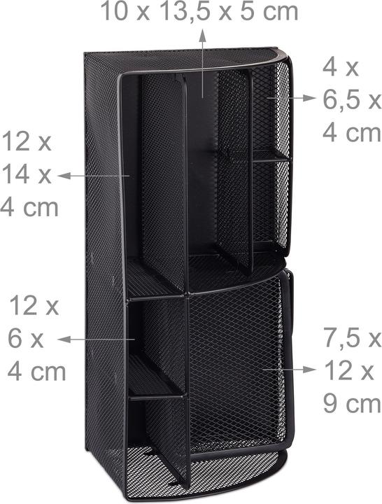 Image du produit Relaxdays Organiseur de bureau 6 compartiments