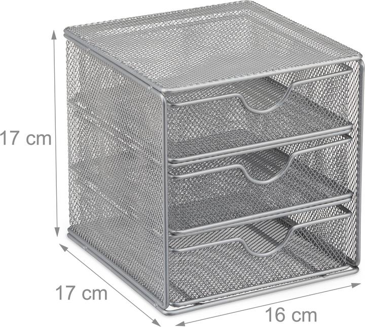 Image du produit Relaxdays Organiseur de bureau 3 tiroirs