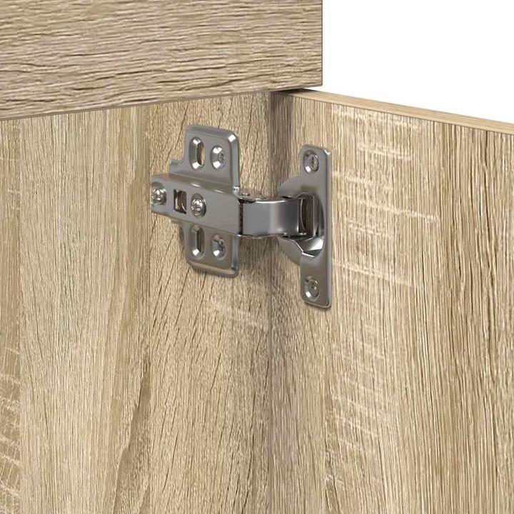 Image du produit VidaXL Armoire pour lavabo Chêne Sonoma 41x38,5x46 cm Matériau dérivé du bois