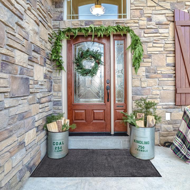 Actual product image Relaxdays Grey Doormat (150 x 90 x 1 cm)