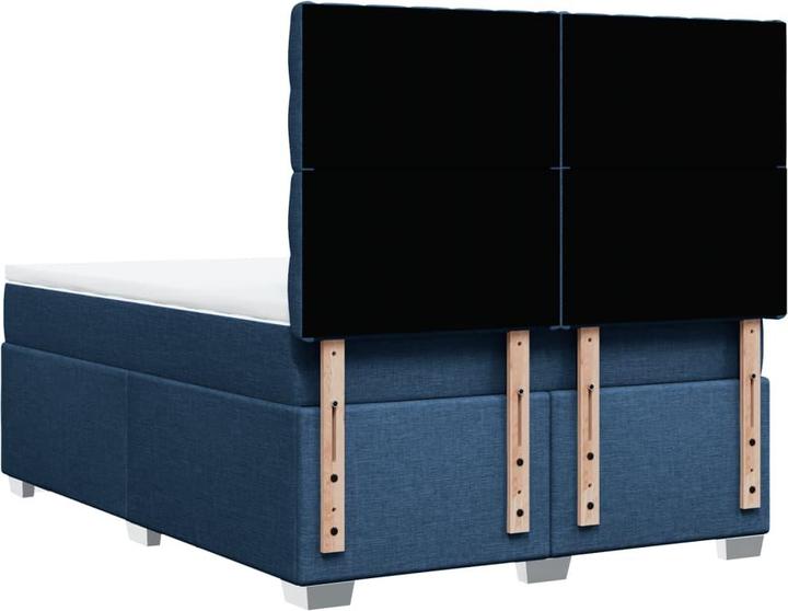 Produktbild vidaXL Bo x springbett mit Matratze 140 x 200 cm Stoff (140 x 200 cm)