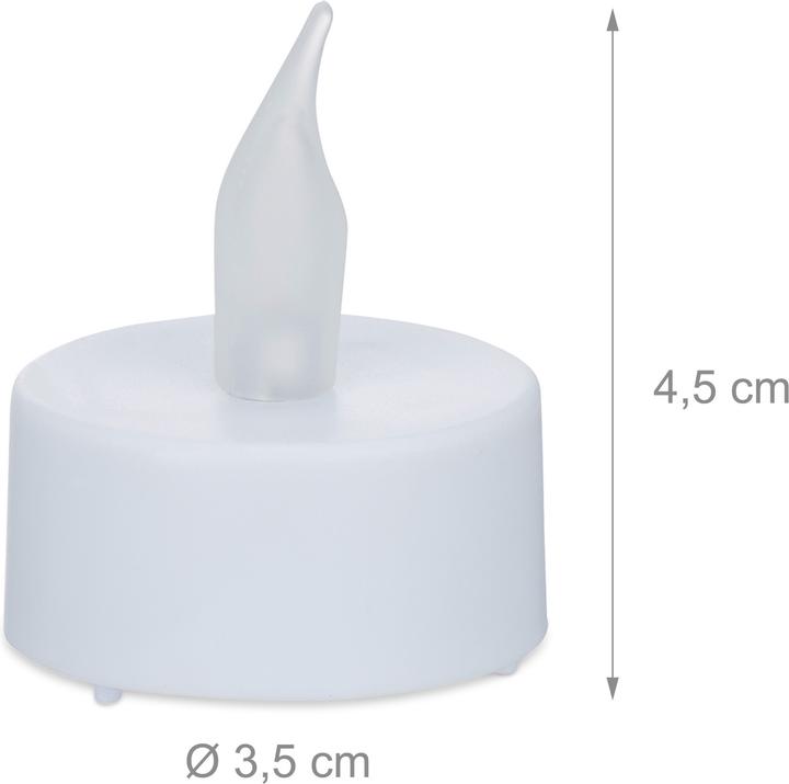 Actual product image Relaxdays LED Colour-Changing Tealight Set (2 x)