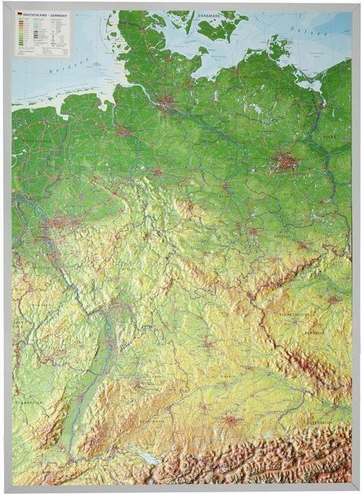 Produktbild 3D Reliefkarte Deutschland