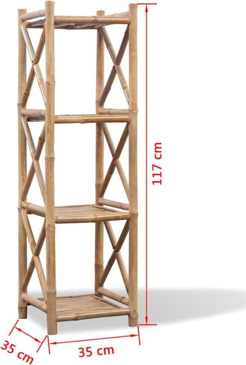 Produktbild vidaXL Standregal (35 x 35 x 117 cm)
