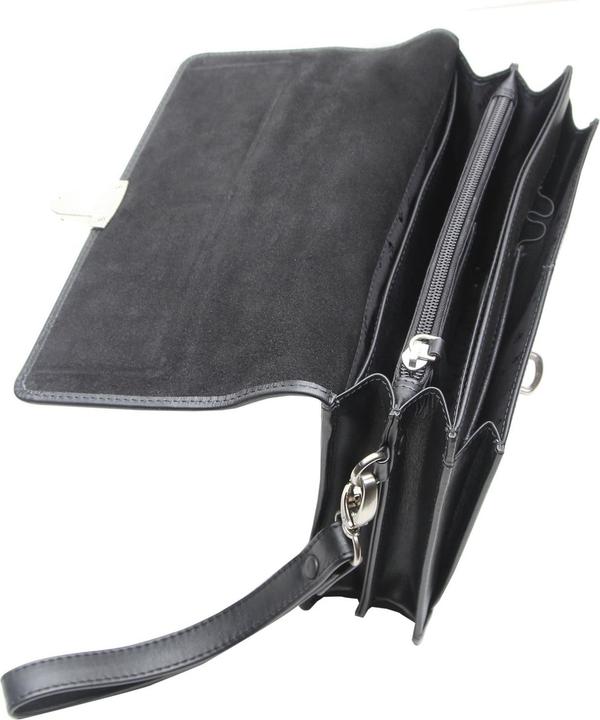 Produktbild Esquire Oxford Handgelenktasche Leder 24 cm