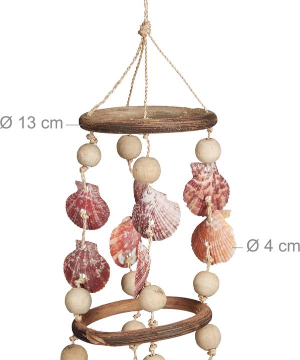 Produktbild Relaxdays Muschel Windspiel