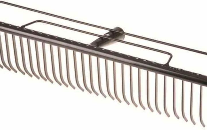 Immagine prodotto Freund Victoria Rastrello, 66032 Rastrello da parcheggio, in acciaio color argento, larghezza di lavoro: 55 cm