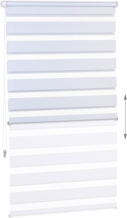 Produktbild Relaxdays Doppelrollo Klemmfix (80 x 6.5 x 156 cm)