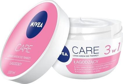 Image du produit NIVEA Care 3In1 Crème légère apaisante pour le visage 100Ml (100 ml, Crème 24h)