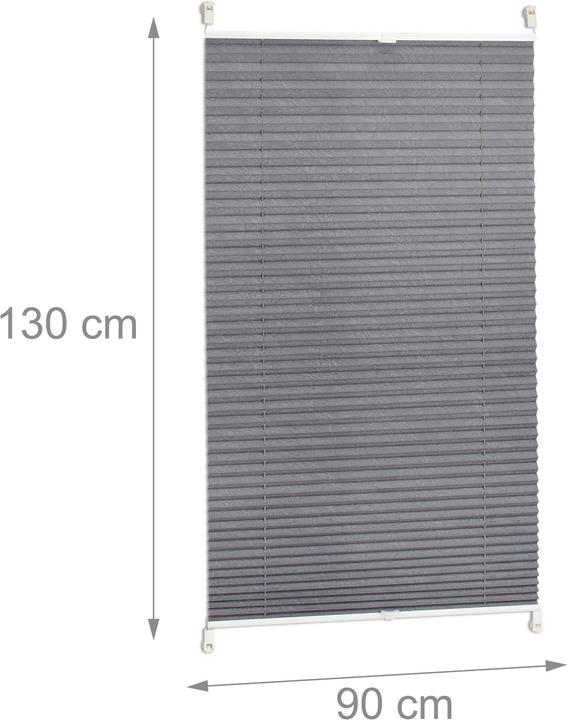 Produktbild Relaxdays Plissee (90 x 2 x 130 cm)