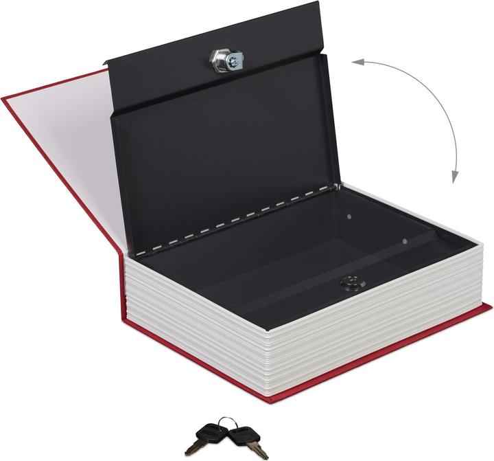 Image du produit Relaxdays Faux livre coffre fort