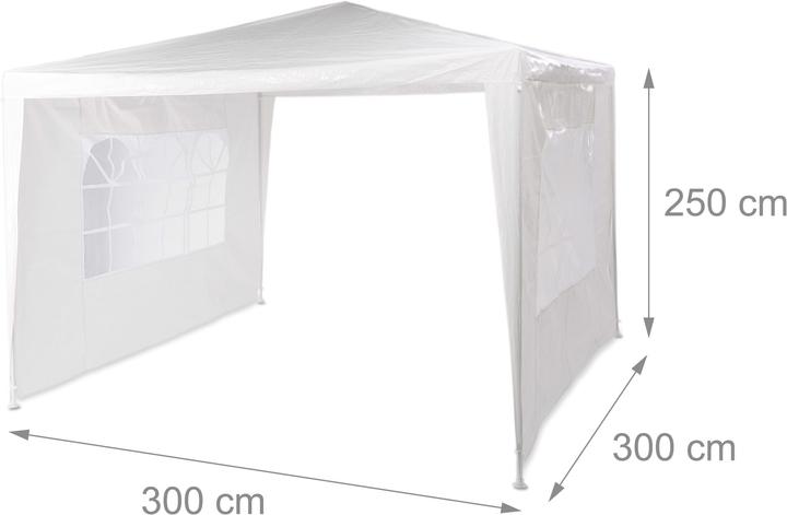 Actual product image Relaxdays Pavilion (300 cm, 300 cm)