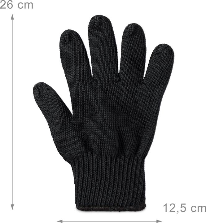 Actual product image Relaxdays Heat protection glove (Aramid)