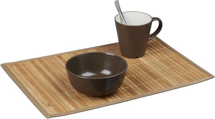 Actual product image Relaxdays Placemat 6pcs. (6 pcs., 45 x 30 x 0.3 cm)