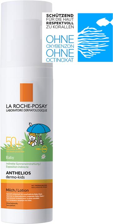 Actual product image La Roche Posay Anthelios Dermo-Kids Baby Milk Nourishing Sun Protection Milk (Suntan lotion, SPF 50+, 50 ml, 86 g)
