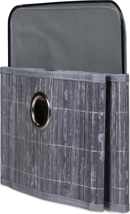 Actual product image Relaxdays Bamboo Storage Basket (1 x, 31 x 31 x 20 cm)