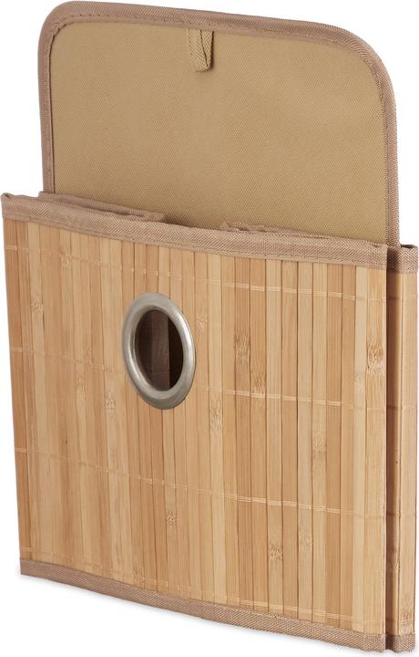 Actual product image Relaxdays Bamboo Storage Basket (1 x, 31 x 31 x 20 cm)