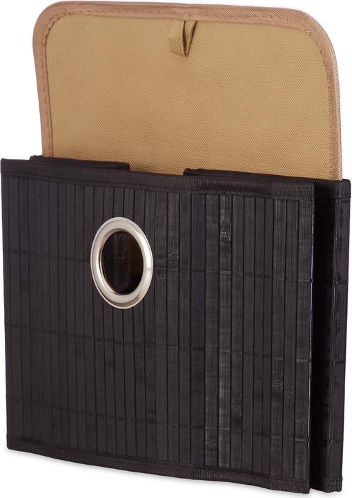 Actual product image Relaxdays Bamboo Storage Basket (1 x, 31 x 31 x 20 cm)