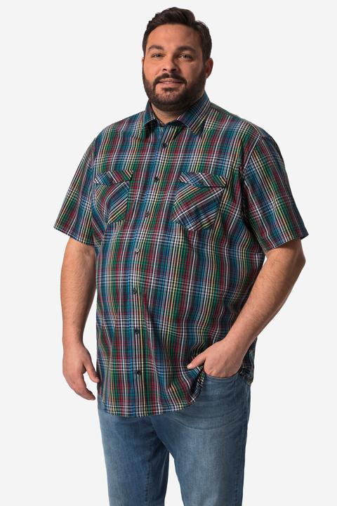 Produktbild Boston Park Karohemd, Halbarm, Bauchfit, Comfort Fit (L)