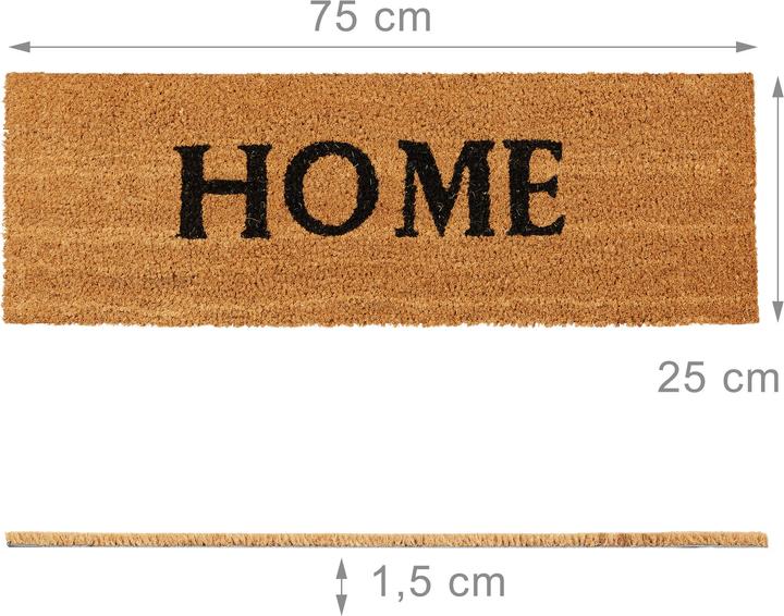Actual product image Relaxdays Doormat (75 x 25 x 1 cm)