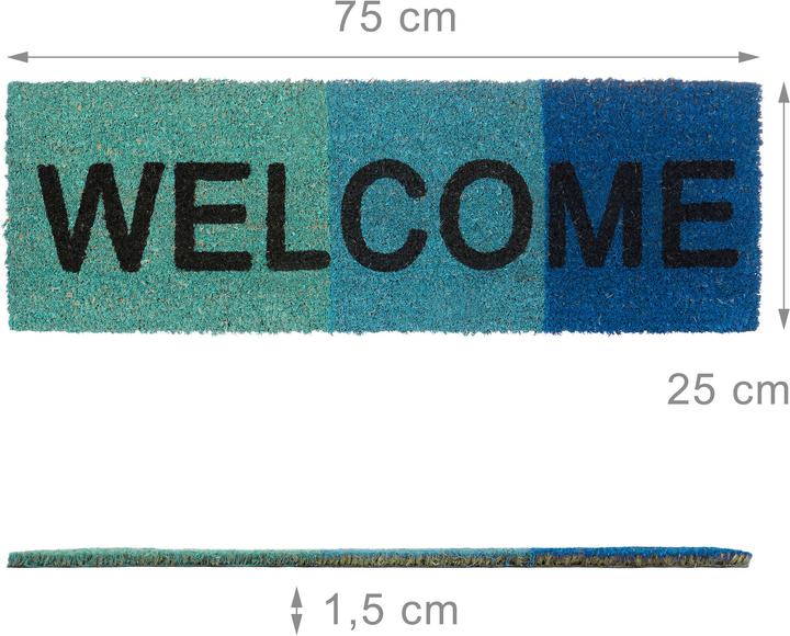 Produktbild Relaxdays Fussmatte (75 x 25 x 1.5 cm)