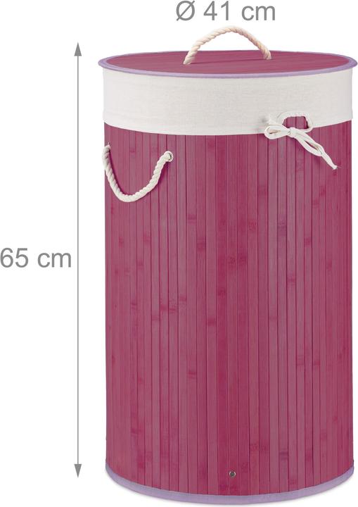 Actual product image Relaxdays Round Hamper (70 l)