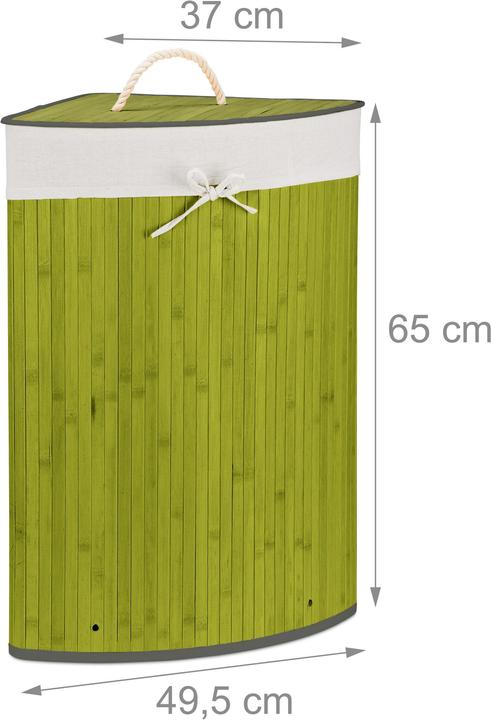 Produktbild Relaxdays Eckwäschekorb (60 l)