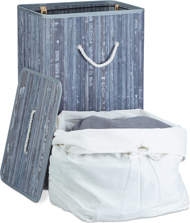 Actual product image Relaxdays Rectangular Hamper (83 l)