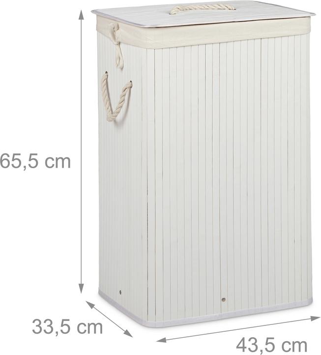 Actual product image Relaxdays Rectangular Hamper (83 l)