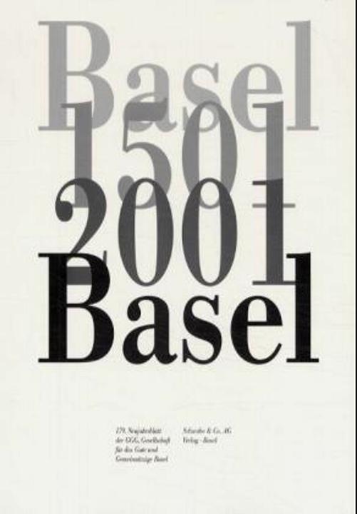 Actual product image Basel 1501 2001 Basel (German, Beat von Wartburg, Bernard Degen, Kurt Jenny, Marc Sieber, Philip Sarasin, Pierre Felder, Werner Meyer, 2000)