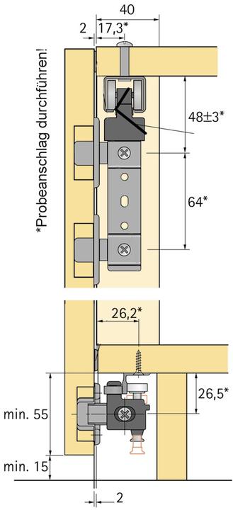 Actual product image Hettich WingLine 77 Set