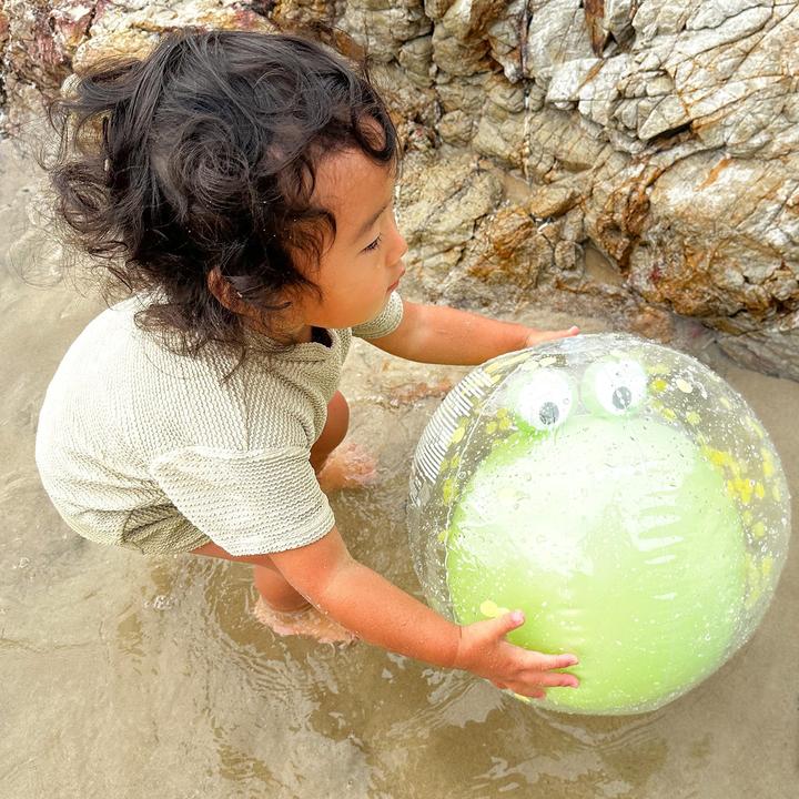 Produktbild Sunnylife 3D Aufblasbarer Strandball Cookie the Croc Light Khaki