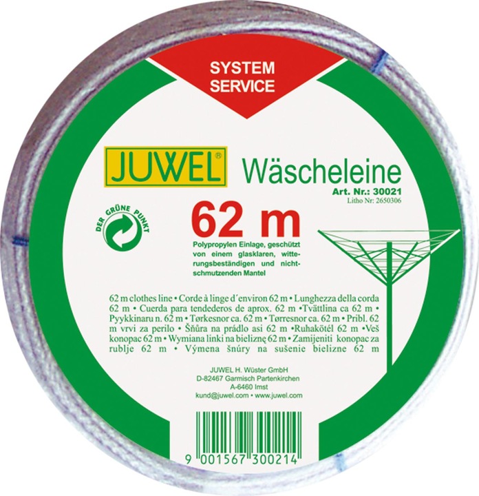 Produktbild Juwel Ersatzleine für Wäschespinnen 62m (62 m)