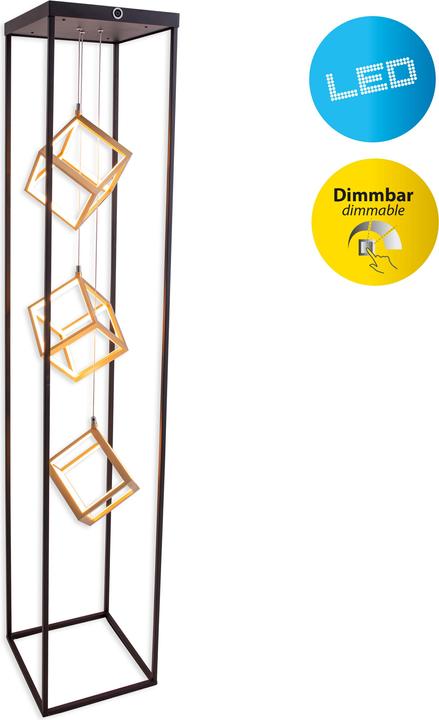 Productafbeelding Näve LED Vloerlamp h: 140cm Tripoli (1497 lm)