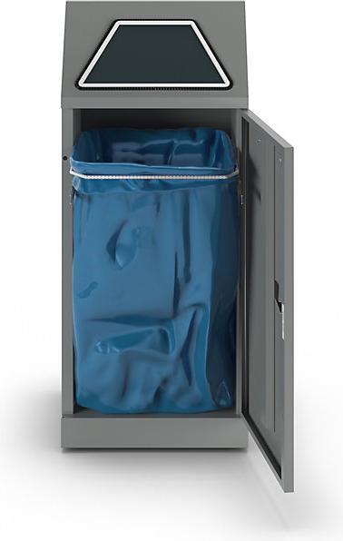 Image du produit kaiserkraft Collecteur de déchets, clapet d'insertion manuel (120 l)