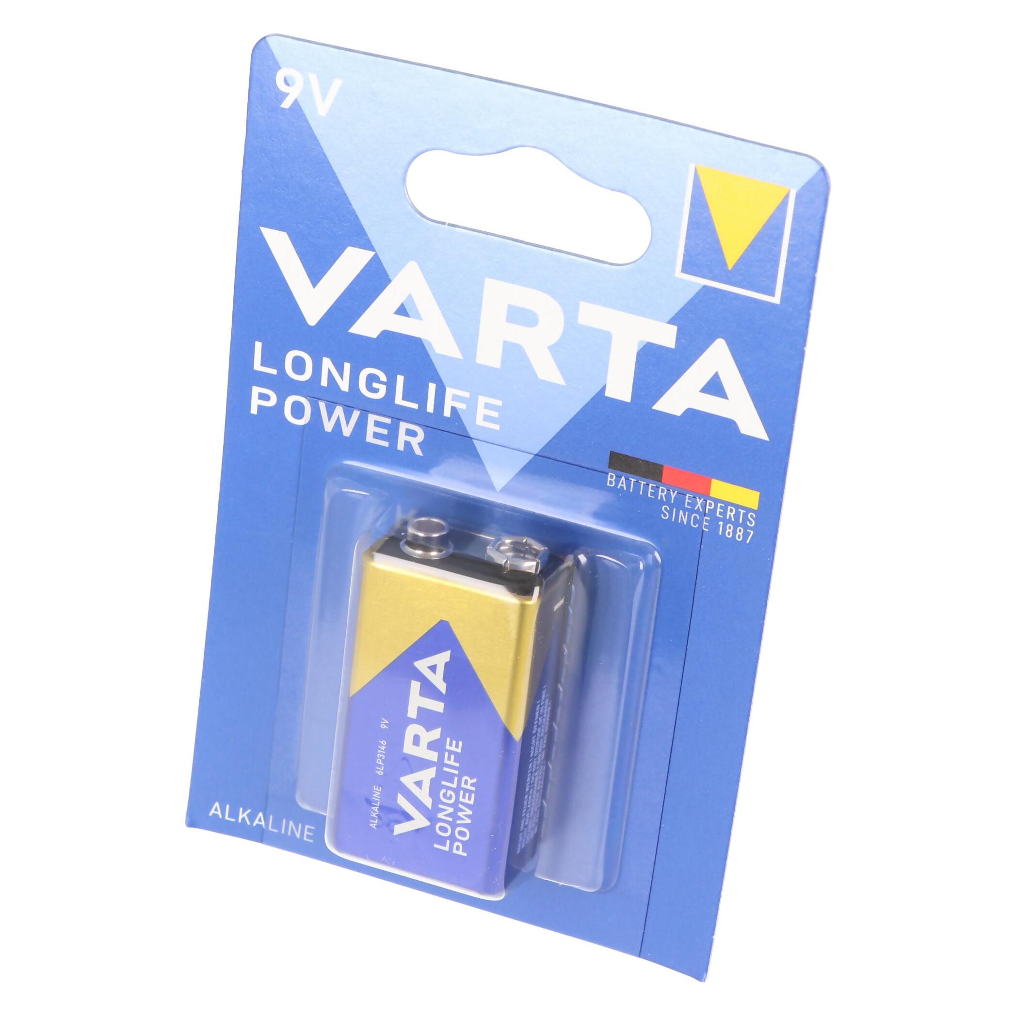 Varta Batterien High Energy 9 Block (10 Pcs., 9V Block), Batterijen