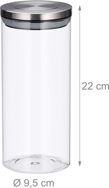 Produktbild Relaxdays Vorratsglas (1.30 l)