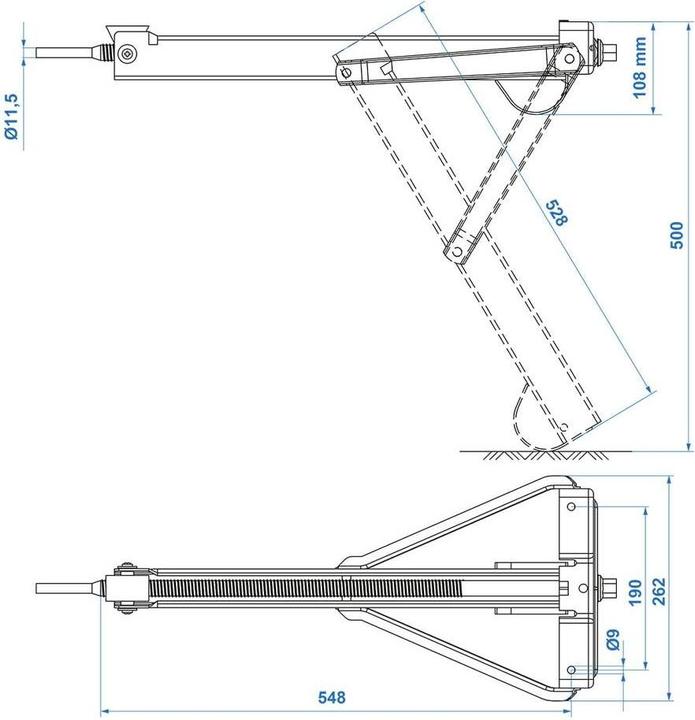 Actual product image ProPlus Trailer parking support 1 pc.