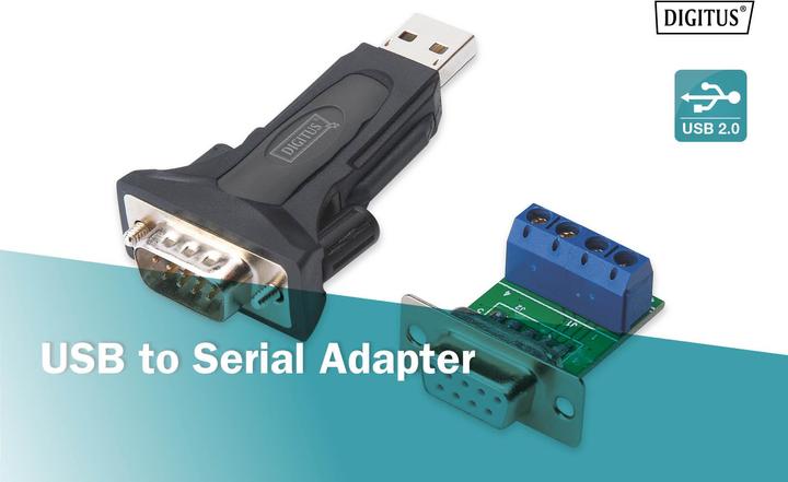 Image du produit Digitus Convertisseur USB 2.0 vers série (USB)