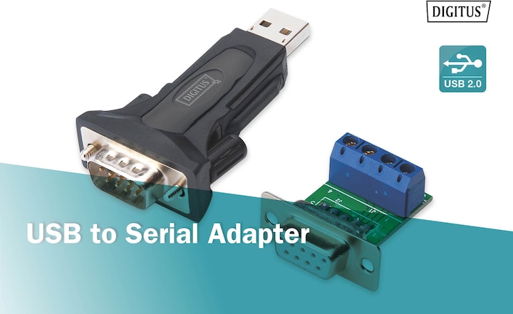 Produktbild Digitus USB 2.0 zu seriell Konverter (USB)